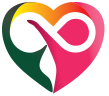 New Age Care Heart Logo White