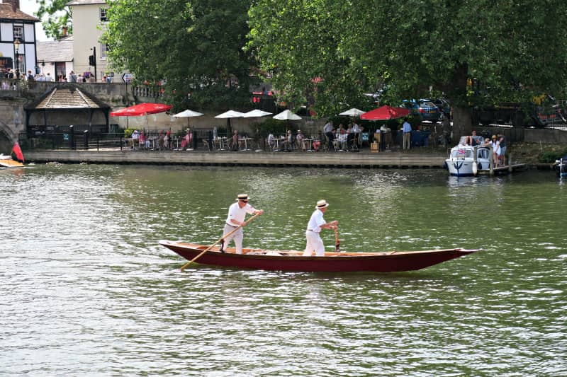 Henley Regatta Boat on the River Thames