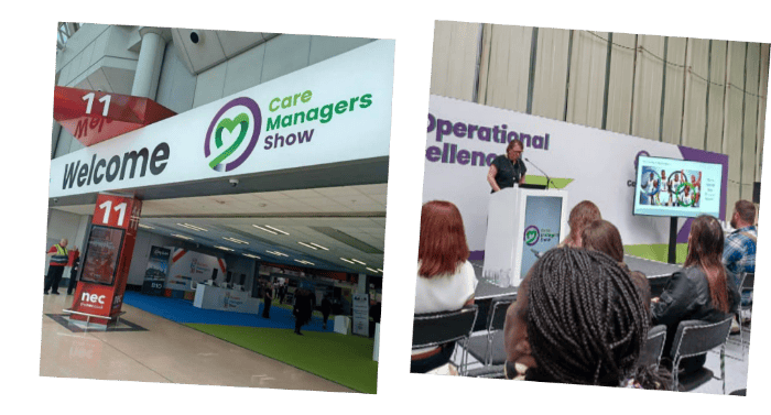 new Age Care visit to the Care managers show 2024 Birmingham